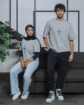 Oversized T-shirt - Grey
