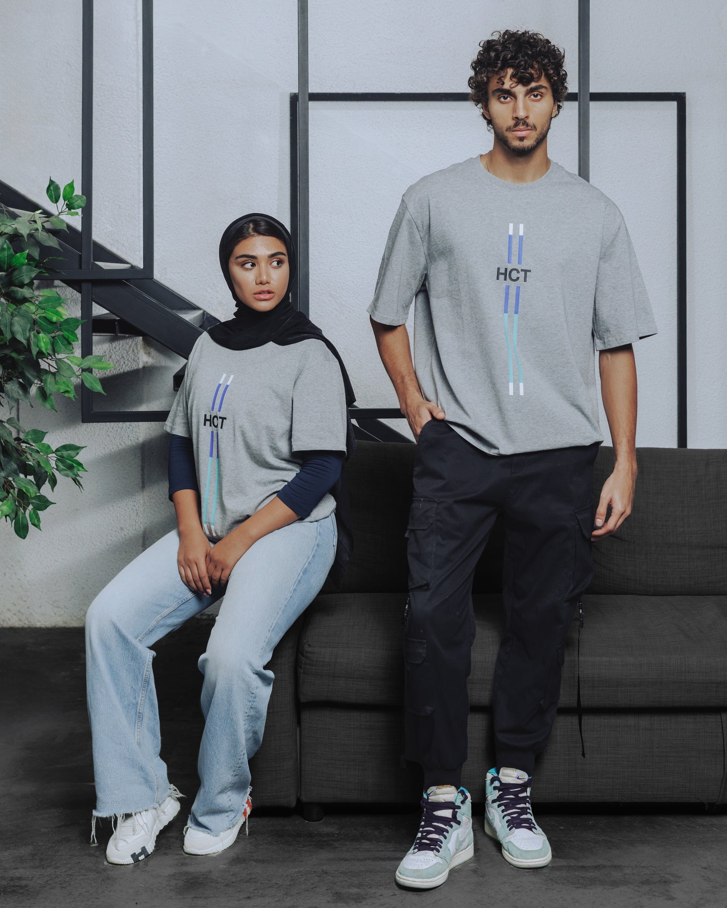 Oversized T-shirt - Grey